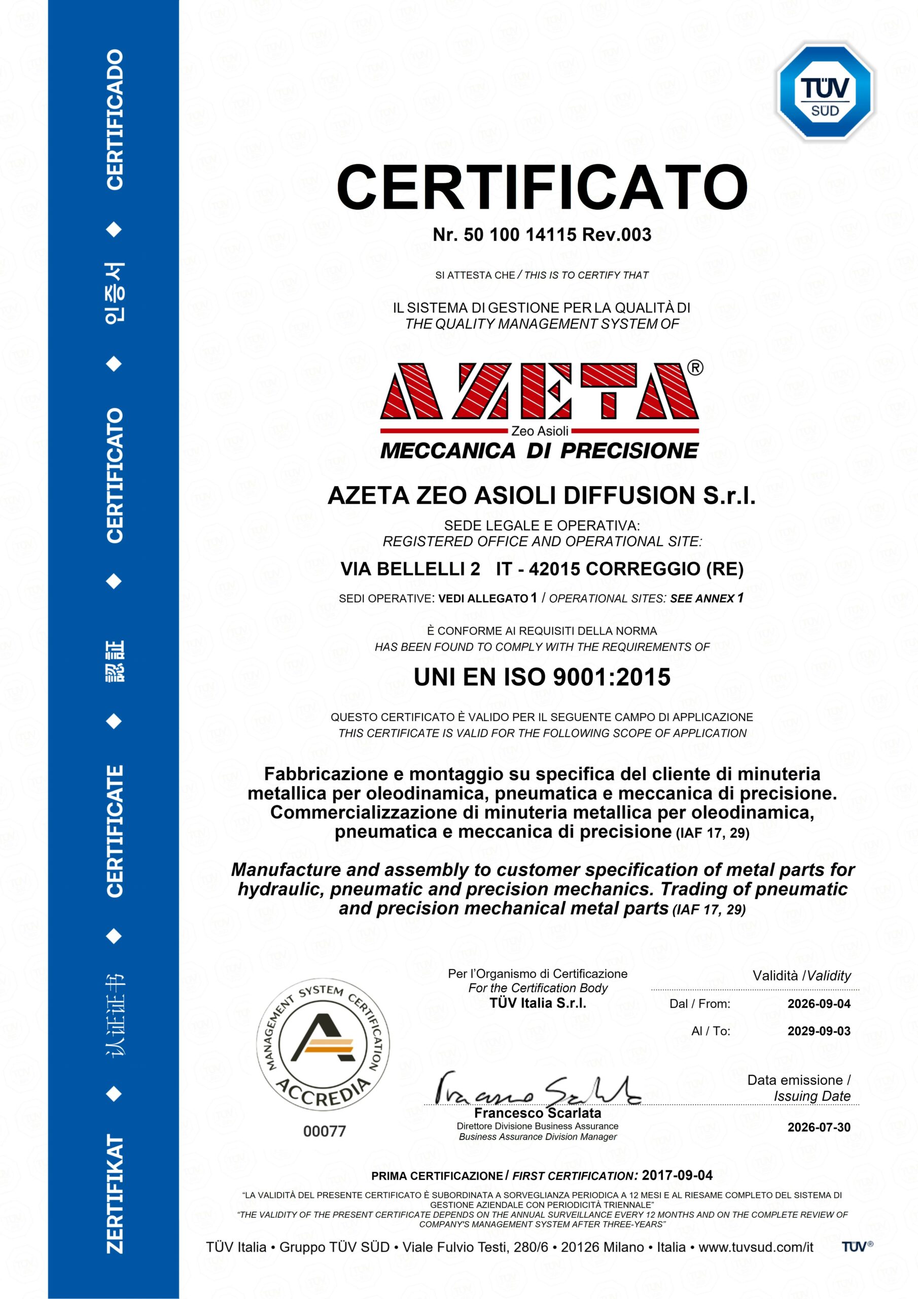 CERT14115REV003 9001 ITA-EN